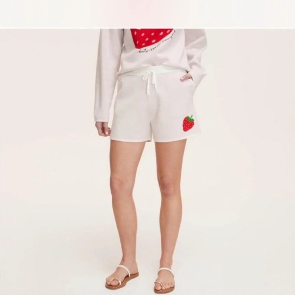 Kate spade x Target sweater knit strawberry shorts size XXS new with tags
